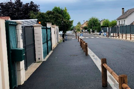 Photo d'un projet d'aménagements urbains et paysagers